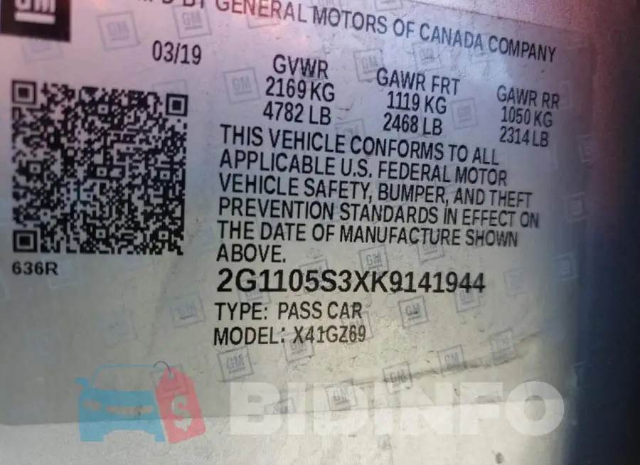 2G1105S3XK9141944 Photo# 12