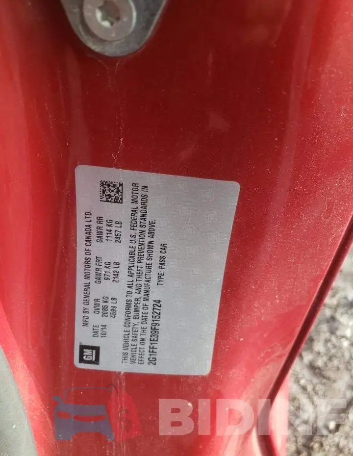 2G1FF1E39F9152724 Photo# 10