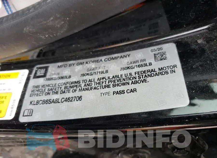 KL8CB6SA8LC462706 Photo# 13