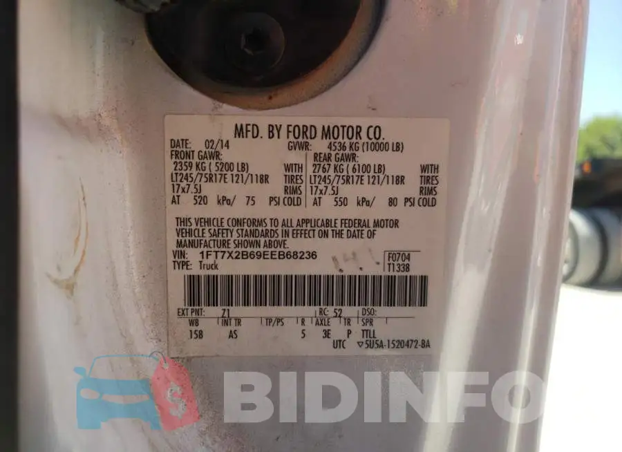 1FT7X2B69EEB68236 Photo# 12