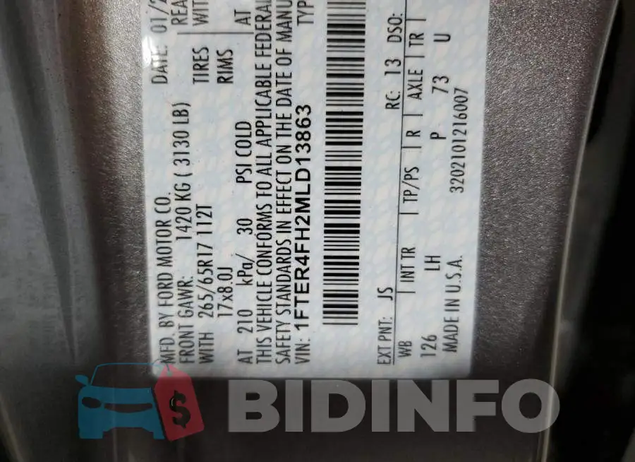 1FTER4FH2MLD13863 Photo# 12