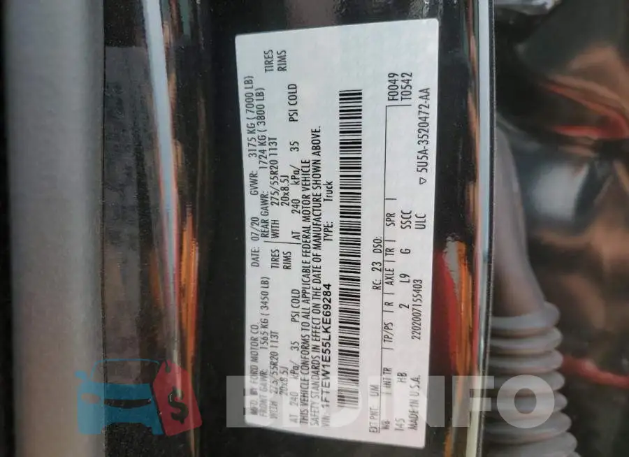 1FTEW1E55LKE69284 Photo# 12