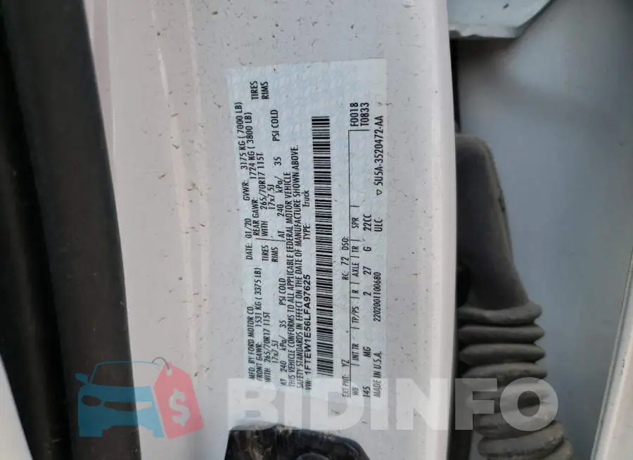 1FTEW1E56LFA97625 Photo# 13
