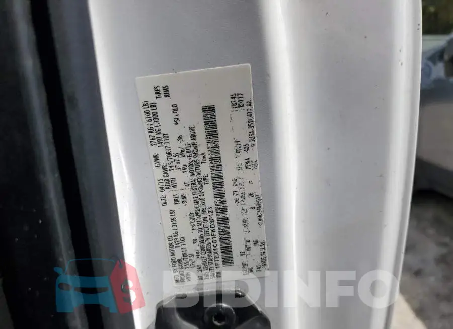 1FTEX1C81FKD30123 Photo# 12