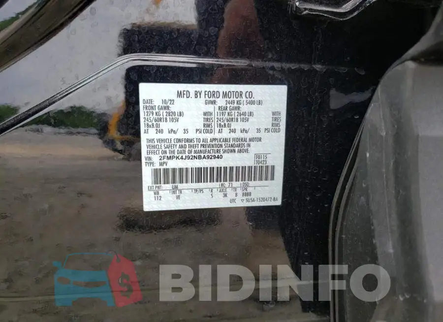 2FMPK4J92NBA92940 Photo# 12