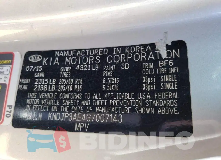 KNDJP3AE4G7007143 Photo# 12