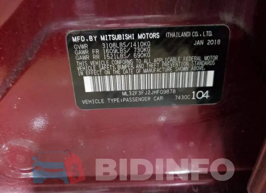ML32F3FJ2JHF09878 Photo# 12