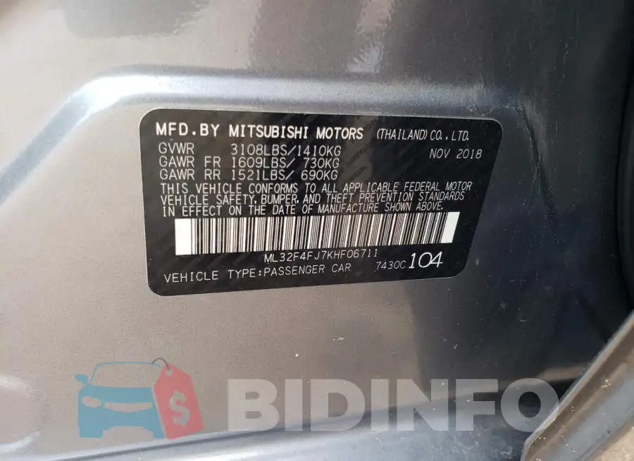 ML32F4FJ7KHF06711 Photo# 13