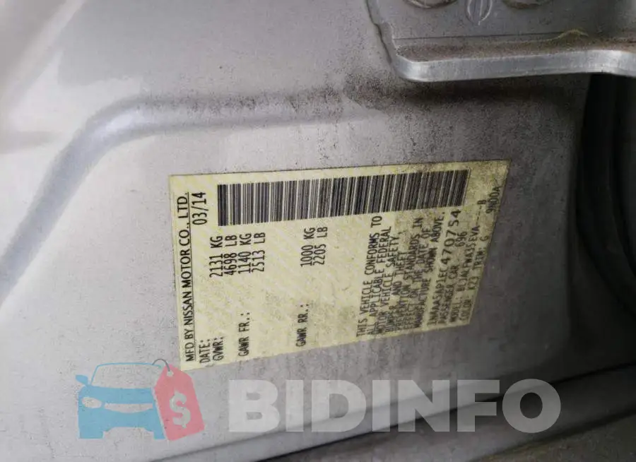 1N4AA5AP1EC470754 Photo# 12