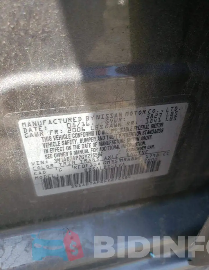 3N1AB7AP2GY275584 Photo# 12