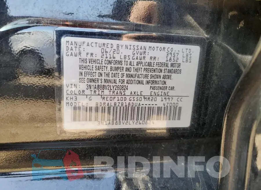 3N1AB8BV2LY260824 Photo# 13