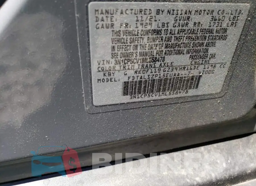3N1CP5CV1ML558478 Photo# 14