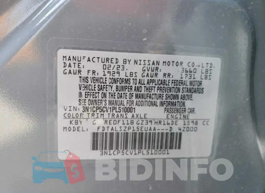 3N1CP5CV1PL510001 Photo# 13