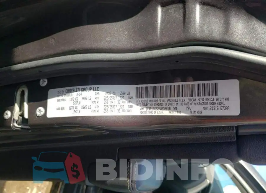 1C4PJMCS2FW630818 Photo# 14