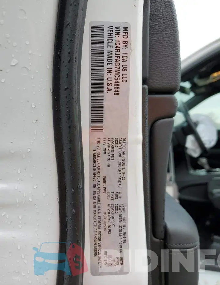 1C4RJFAG7MC548648 Photo# 12