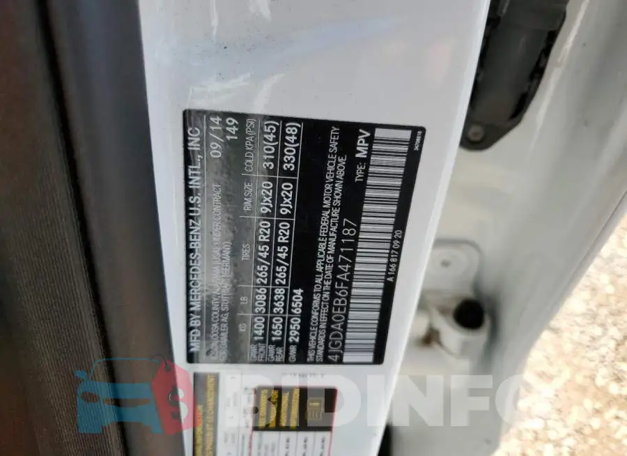 4JGDA0EB6FA471187 Photo# 13
