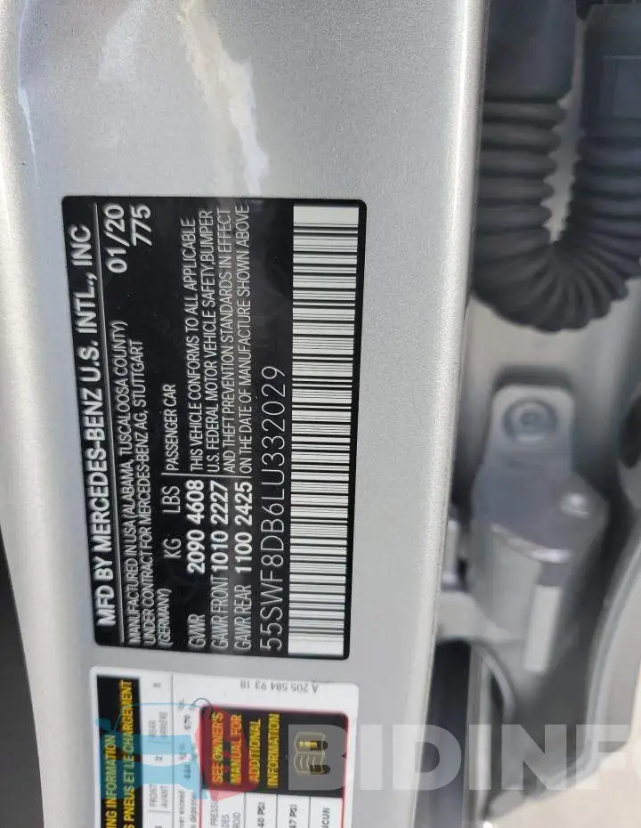 55SWF8DB6LU332029 Photo# 12