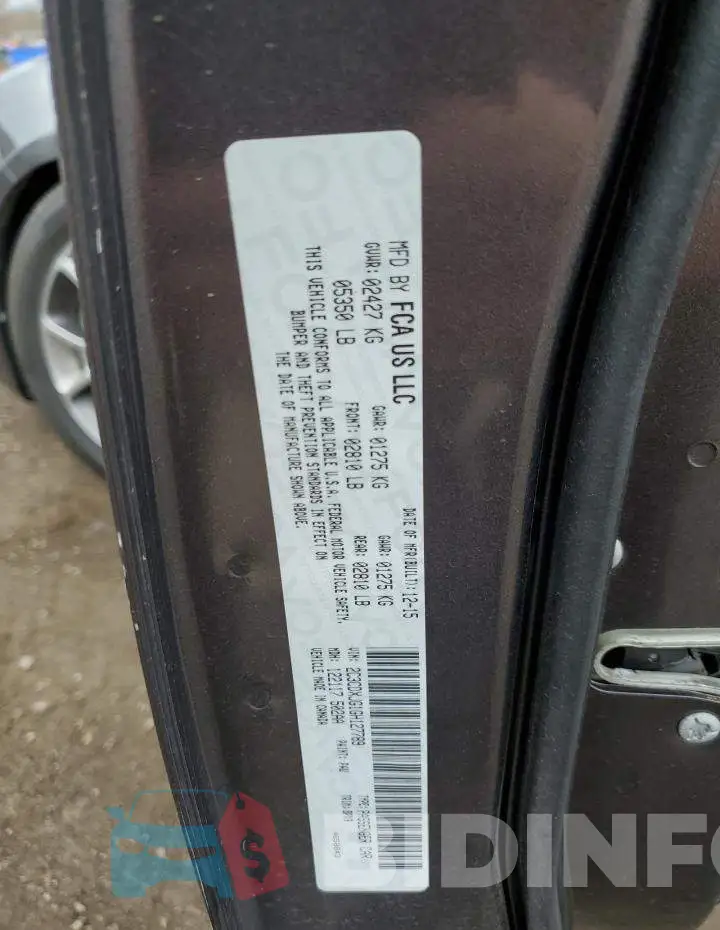 2C3CDXJG1GH127789 Photo# 12