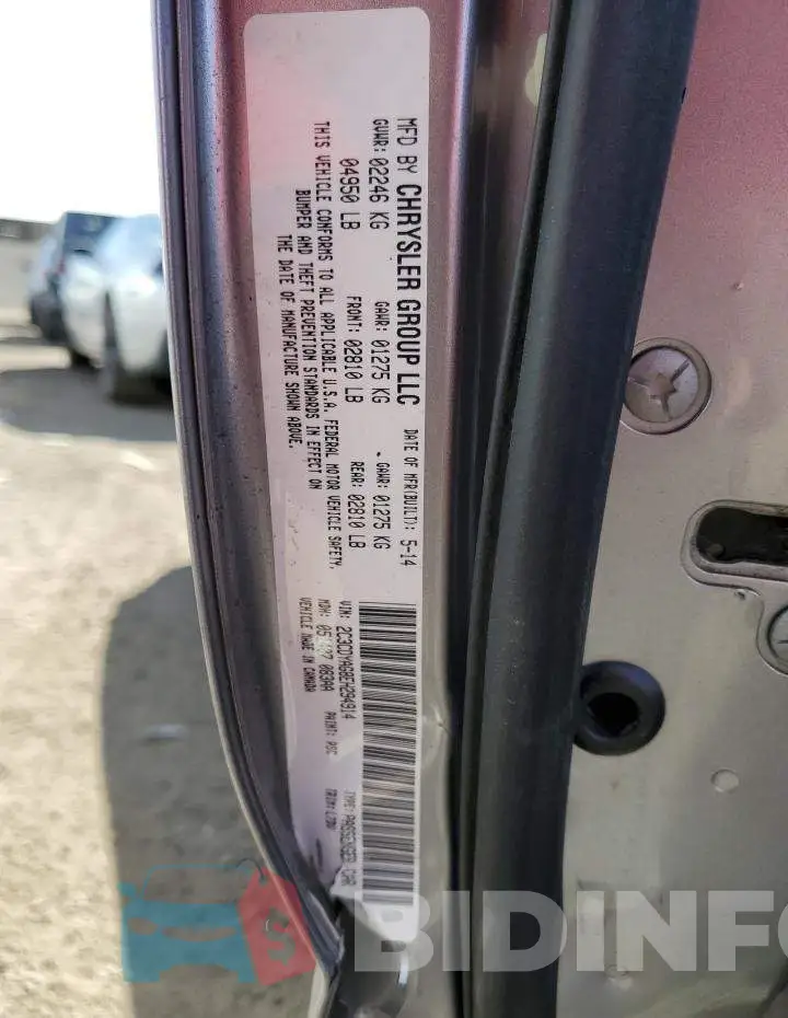 2C3CDYAG8EH294914 Photo# 12