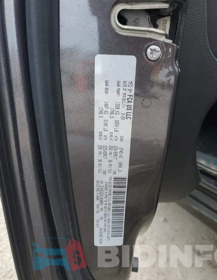 2C4RDGEGXLR208021 Photo# 13