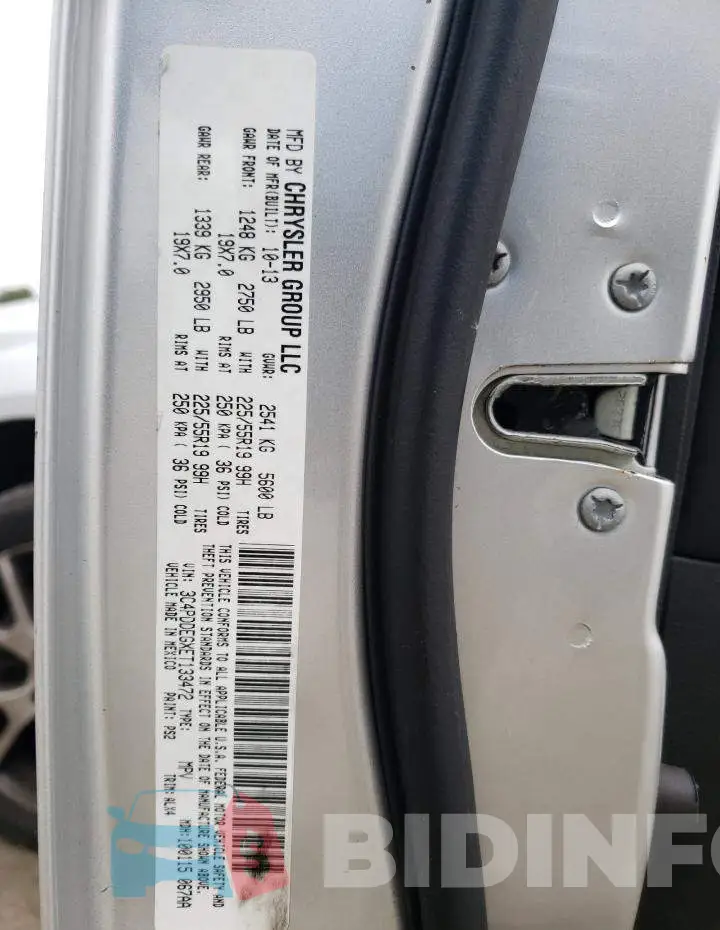 3C4PDDEGXET133472 Photo# 13
