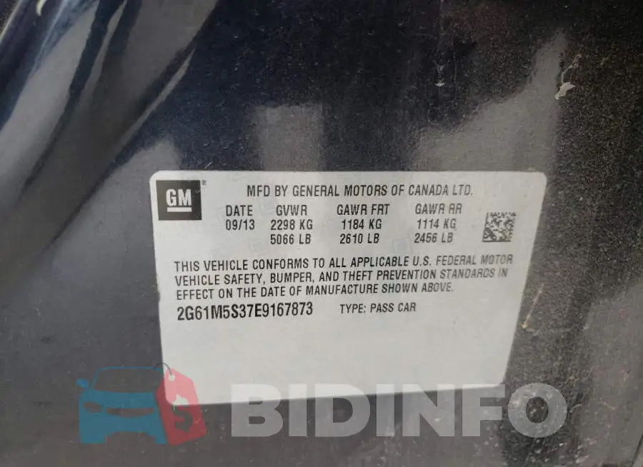 2G61M5S37E9167873 Photo# 12