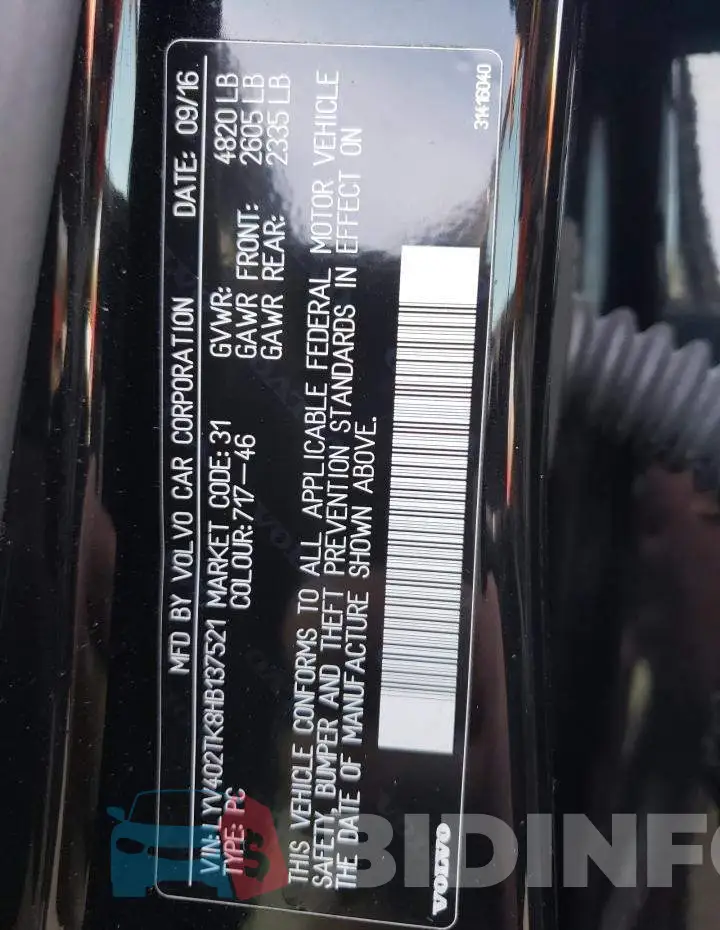LYV402TK8HB137521 Photo# 12