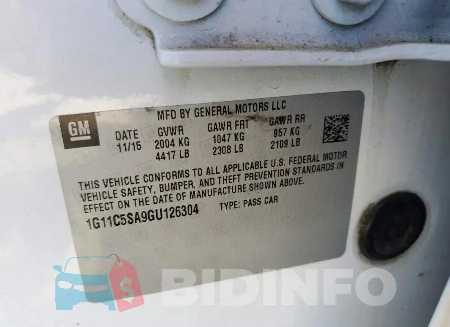 1G11C5SA9GU126304 Photo# 12