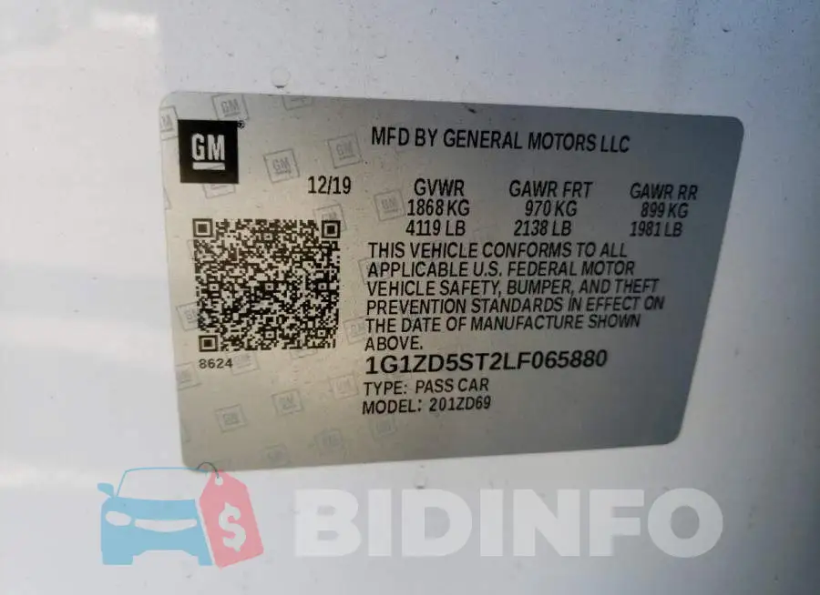 1G1ZD5ST2LF065880 Photo# 12