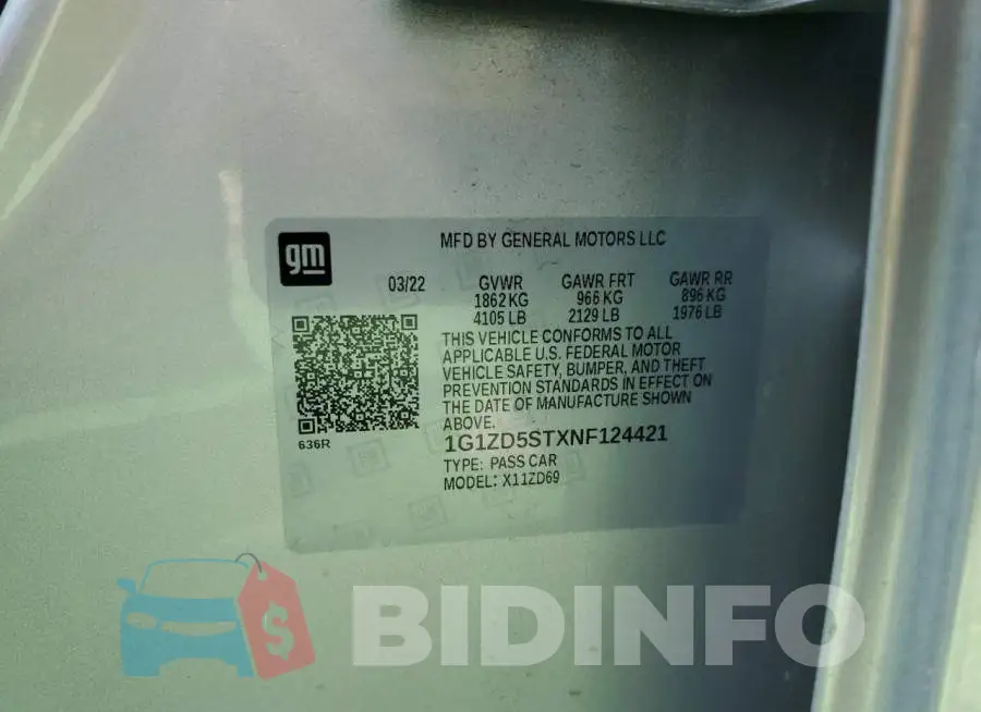 1G1ZD5STXNF124421 Photo# 12