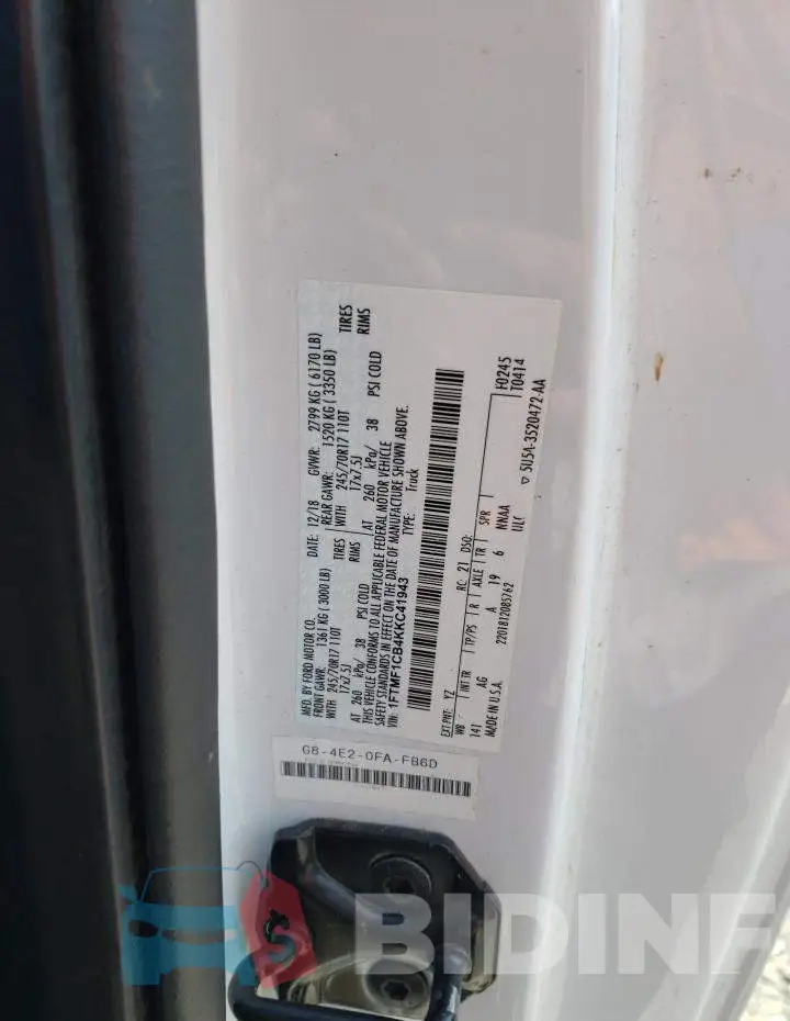 1FTMF1CB4KKC41943 Photo# 12