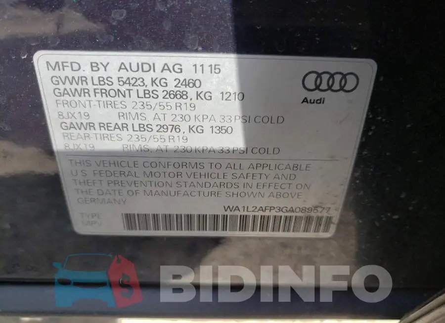 WA1L2AFP3GA089577 Photo# 12