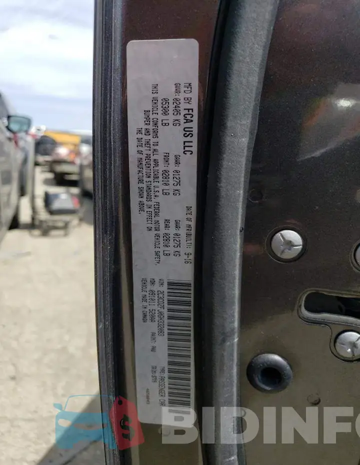 2C3CDZFJ0GH332083 Photo# 13