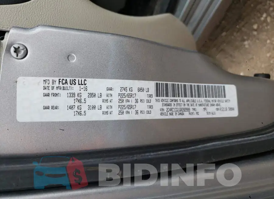 2C4RC1CG1GR282999 Photo# 14