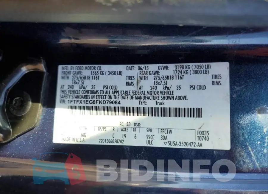 1FTFX1EG8FKD79084 Photo# 12