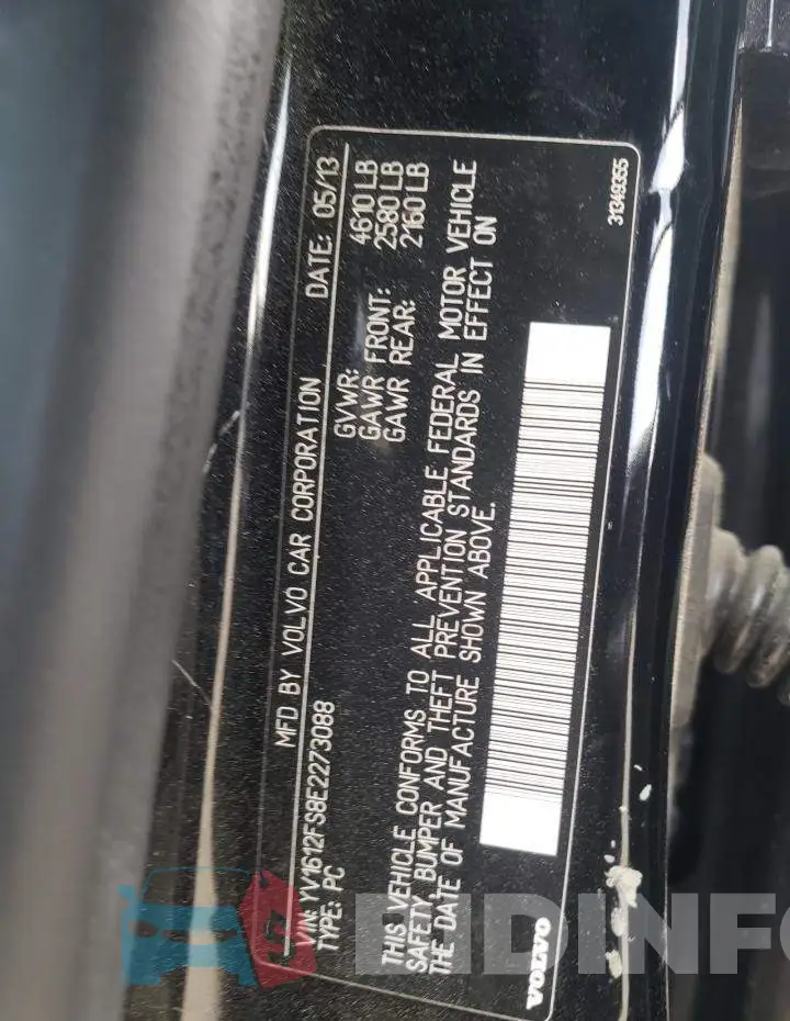 YV1612FS8E2273088 Photo# 12