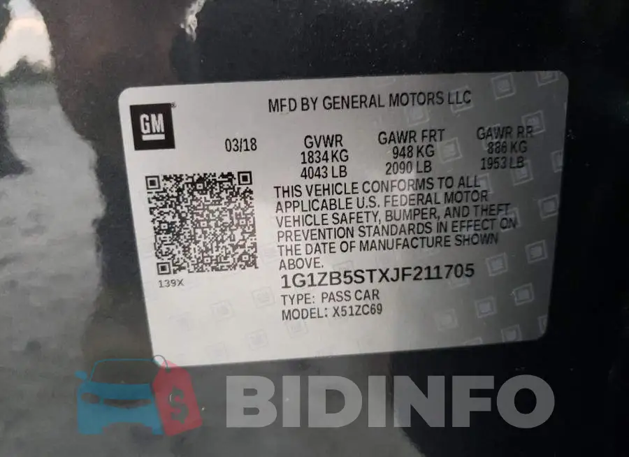 1G1ZB5STXJF211705 Photo# 12