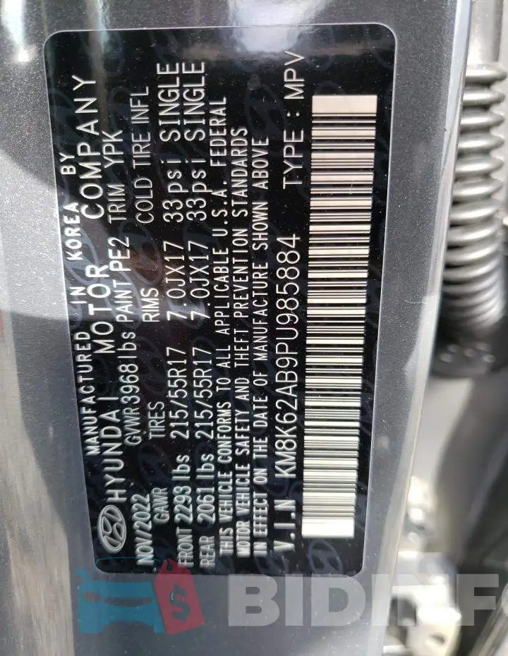 KM8K62AB9PU985884 Photo# 13