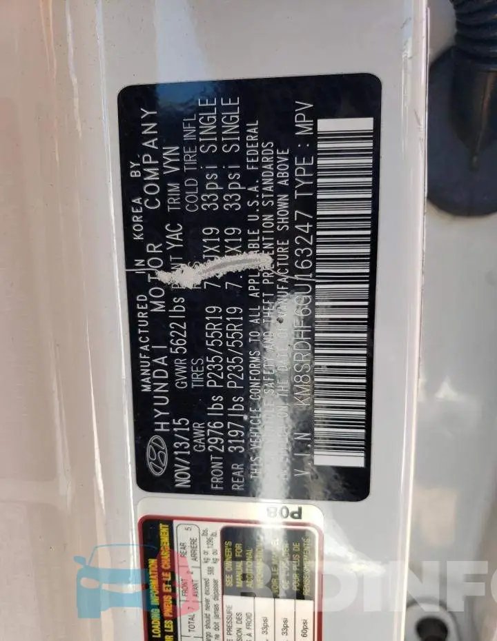 KM8SRDHF6GU163247 Photo# 12