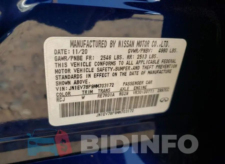 JN1EV7BP9MM703172 Photo# 12