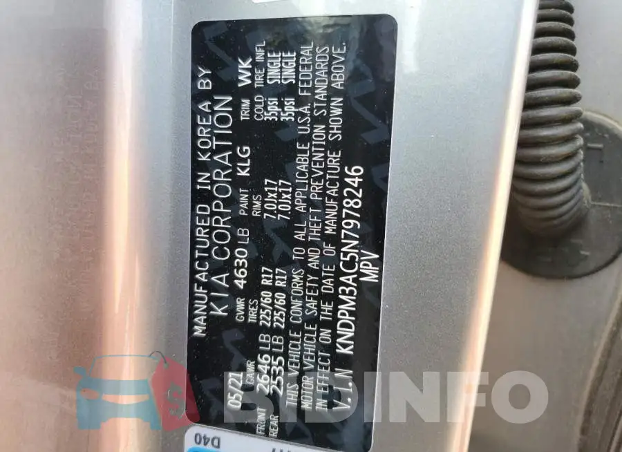 KNDPM3AC5N7978246 Photo# 13