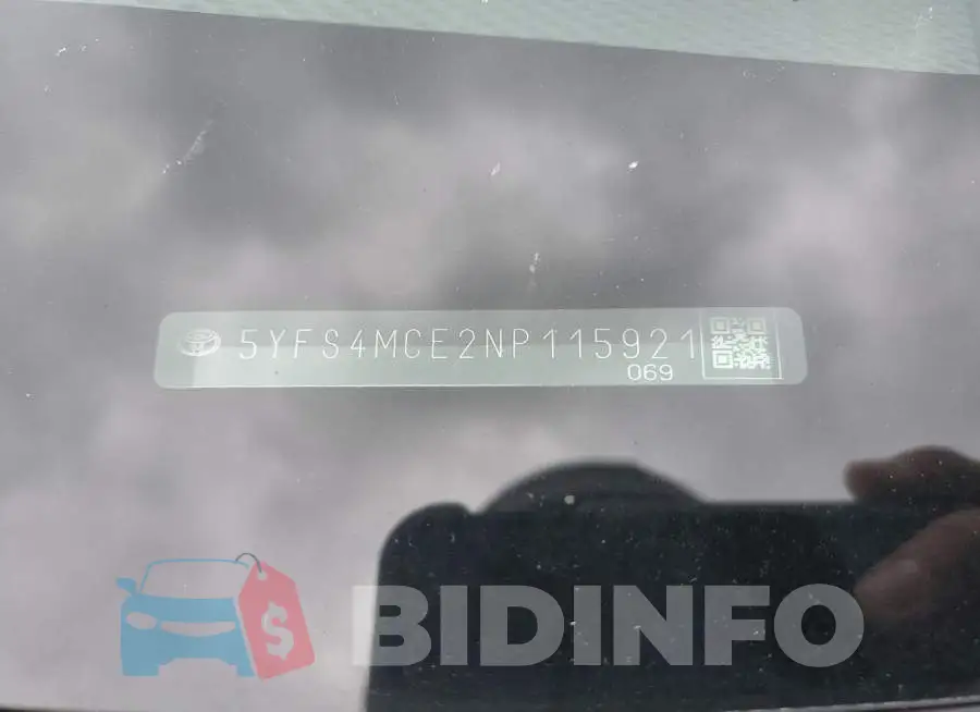 5YFS4MCE2NP115921 Photo# 12