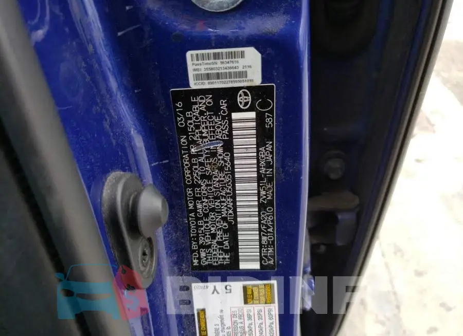 JTDKARFU5G3515640 Photo# 12