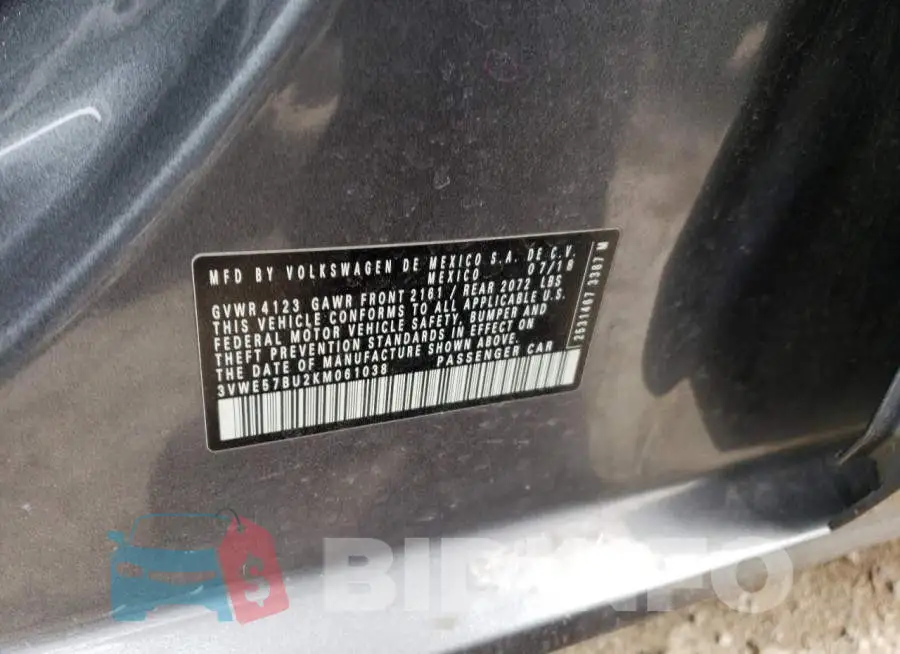 3VWE57BU2KM061038 Photo# 12