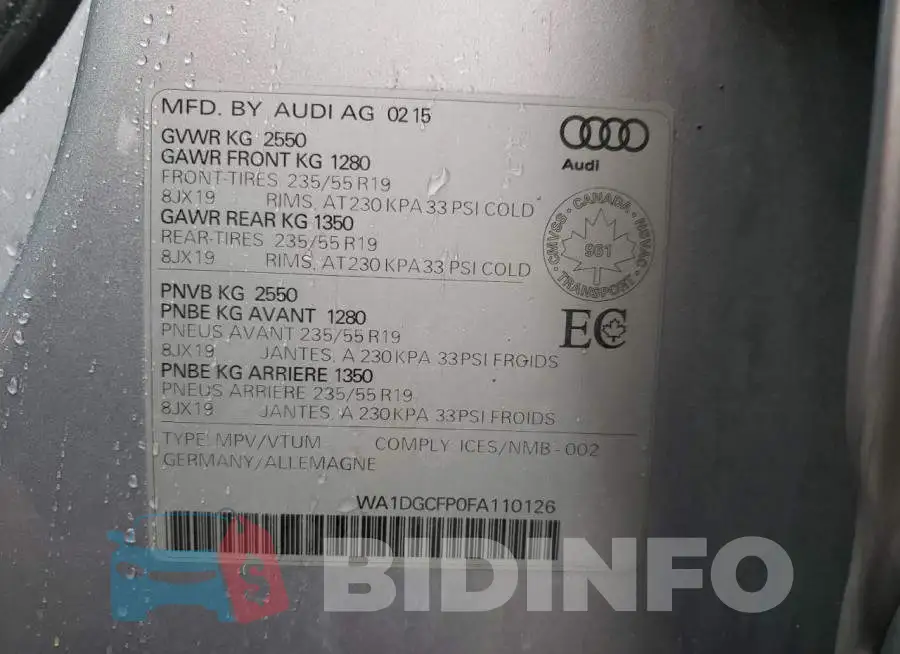 WA1DGCFP0FA110126 Photo# 14
