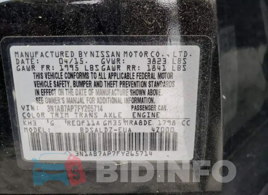 3N1AB7AP7FY265714 Photo# 12