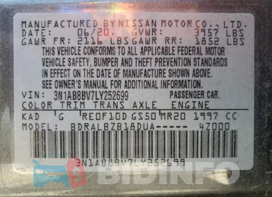 3N1AB8BV7LY252699 Photo# 12