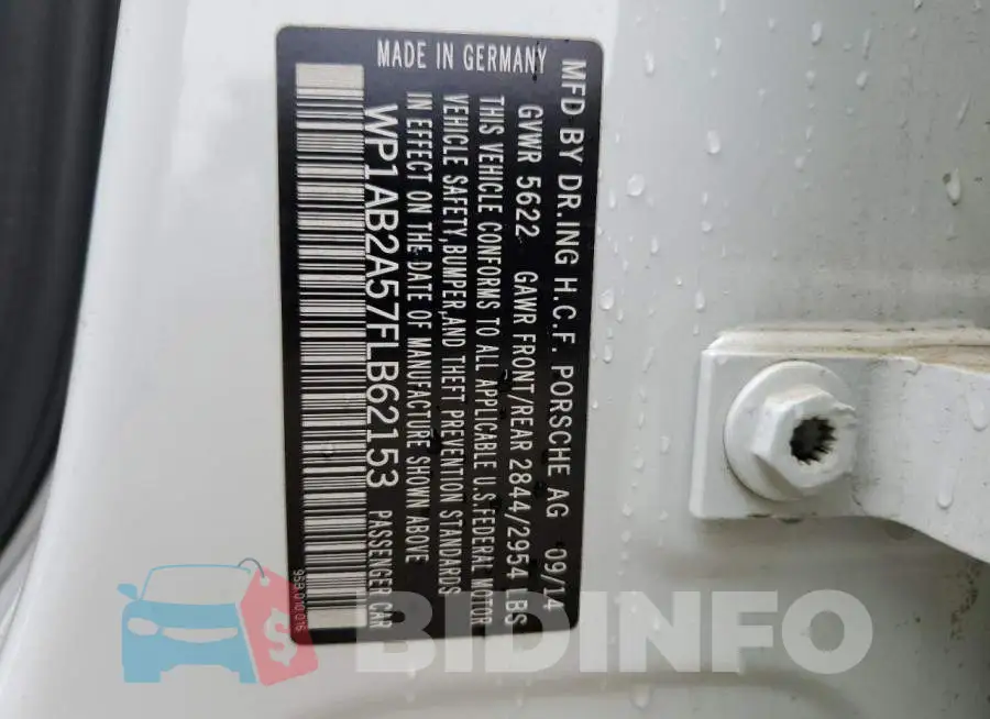 WP1AB2A57FLB62153 Photo# 13
