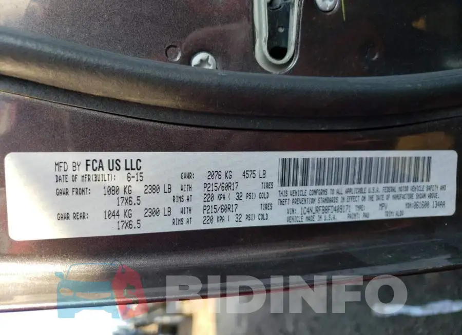 1C4NJRFB8FD409171 Photo# 13