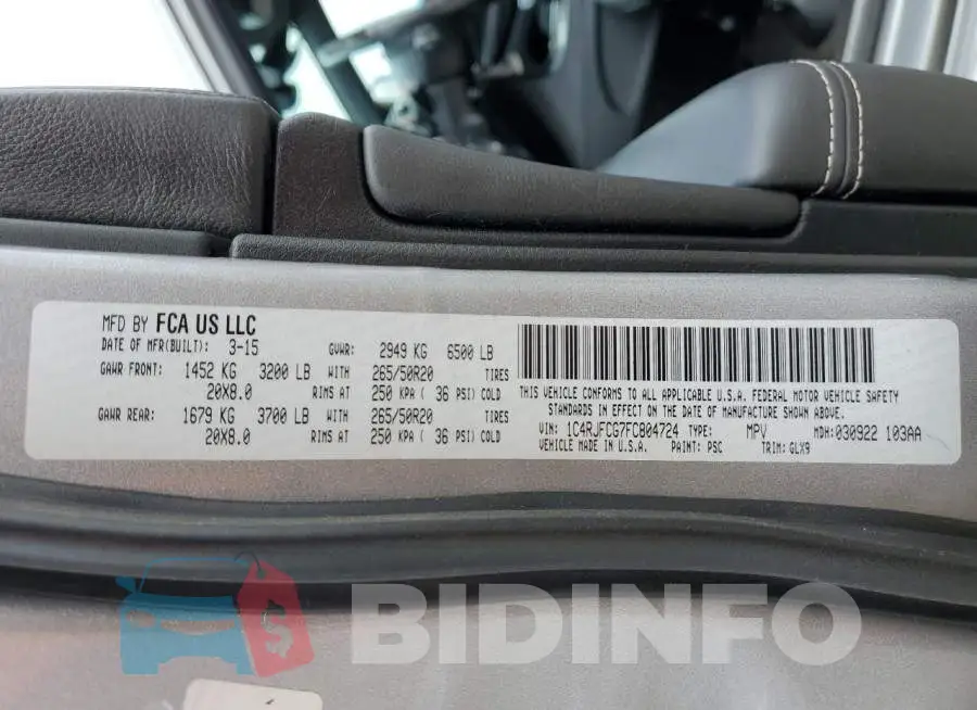 1C4RJFCG7FC804724 Photo# 13
